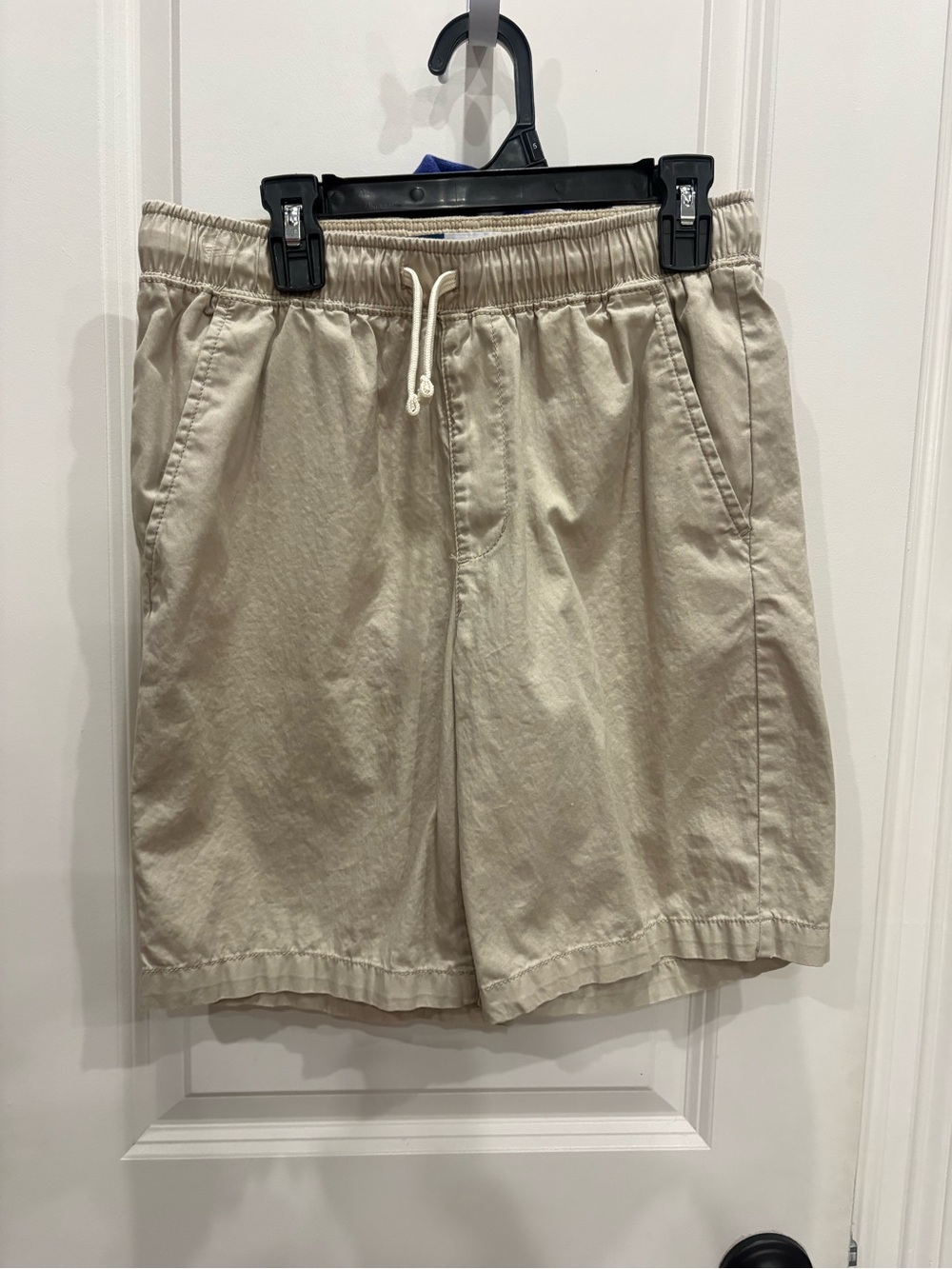 Old Navy khaki pull on shorts built-in flex boys XL 14-16 GUC